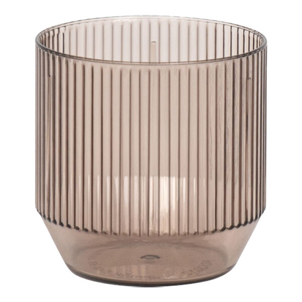 Front of the House Gatsby 10 oz. Smoke SAN Plastic Rocks / Old ...