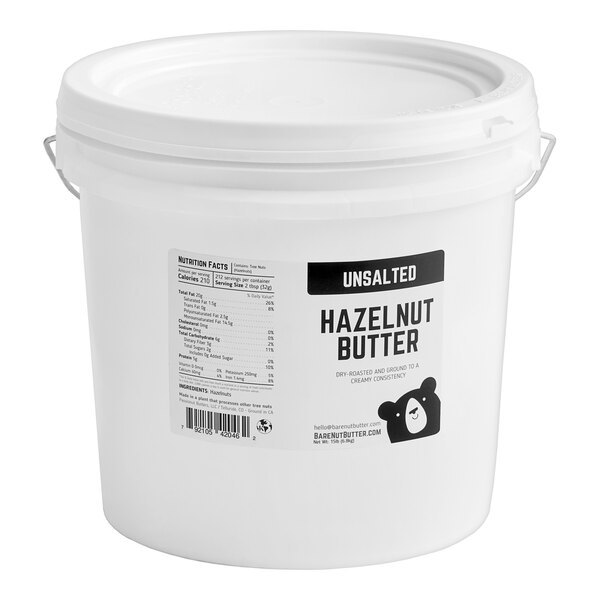 Bare Nut Butter Unsalted Hazelnut Butter 15 lb.