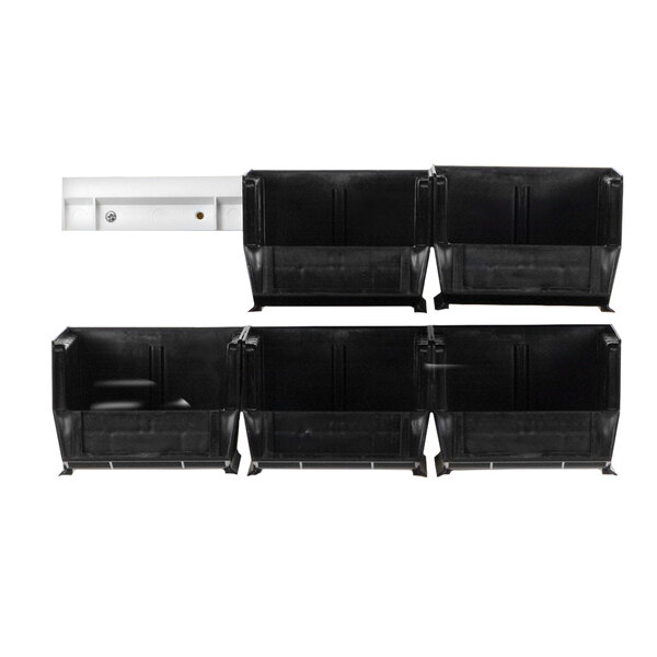 Container Plastic With Rails Quantum Hang-N-Stack 12