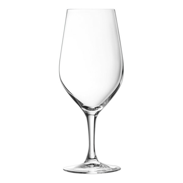 A clear Chef & Sommelier wine glass.