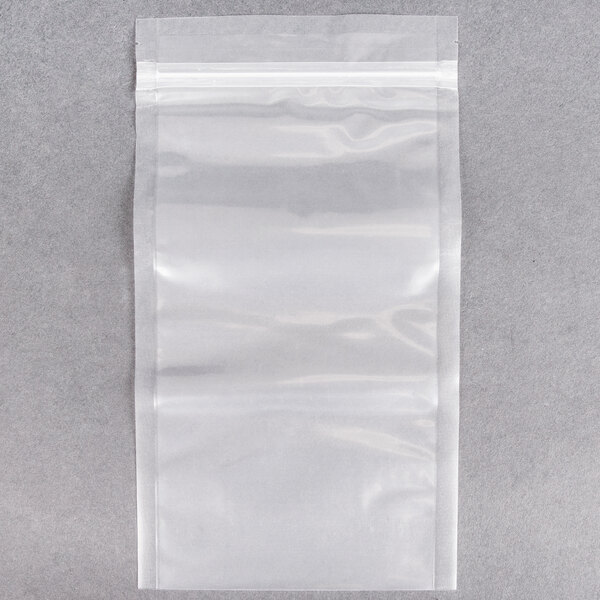 An ARY VacMaster clear plastic bag with a zipper.