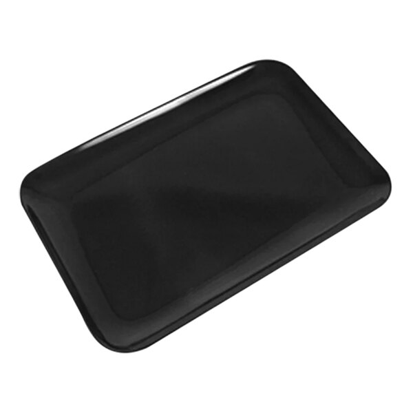 A black rectangular Dalebrook melamine tray.