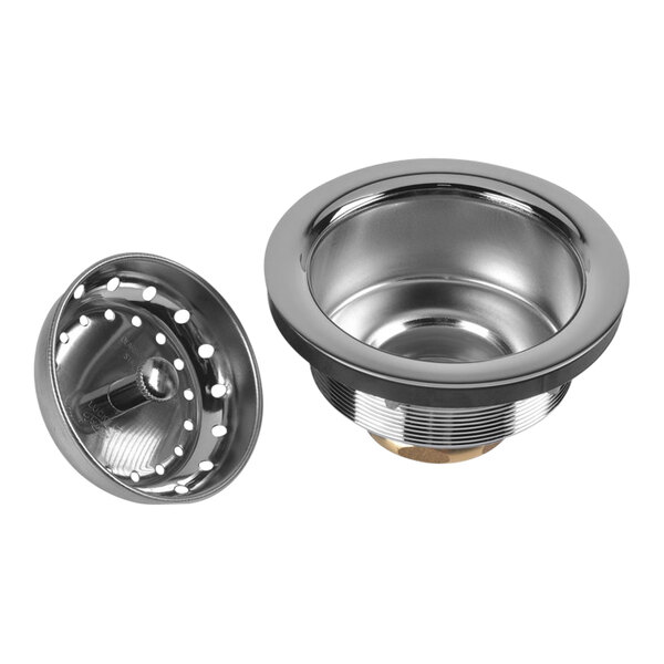 Dearborn by Oatey L7BN Lucky 7 4 3/8" Brass Sink Basket Strainer with Brass Nut