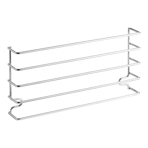 A Cooking Performance Group wire rack guide with five metal rods.
