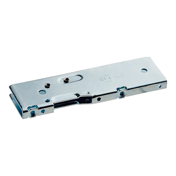 A metal hinge seat for a Cooking Performance Group convection oven door.