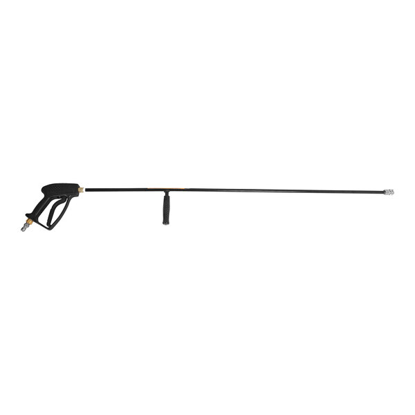A black powder-coated steel lance with an insulated trigger gun.