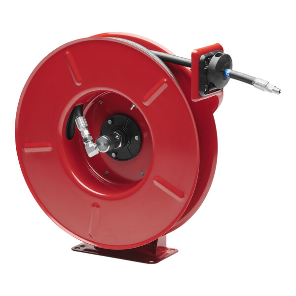 Reelcraft 7650 OHP Series 7000 3/8" x 50' HighPressure Grease Hose Reel