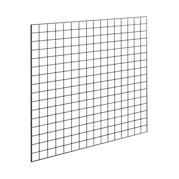 Econoco 48" x 48" Black Steel Grid Panel