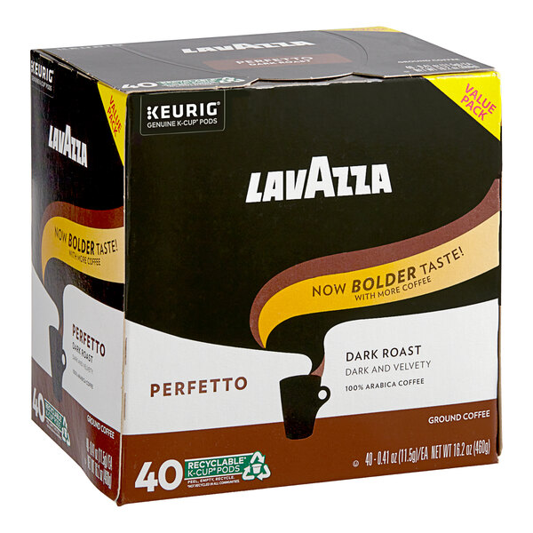 Lavazza Perfetto Coffee Single Serve Keurig® KCup® Pods 40/Box