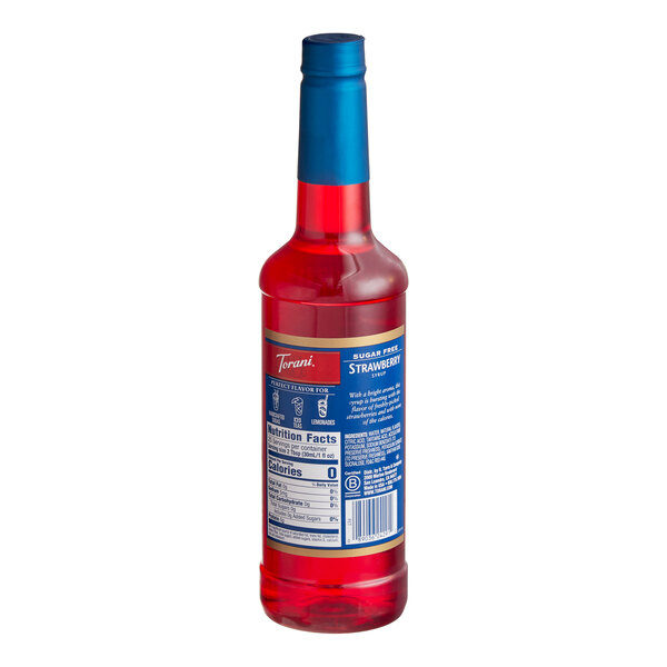 Torani SugarFree Strawberry Flavoring Syrup 750 mL