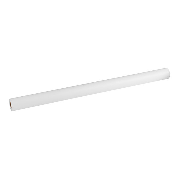 Table Mate 40" x 300' White Plastic Table Cover Roll