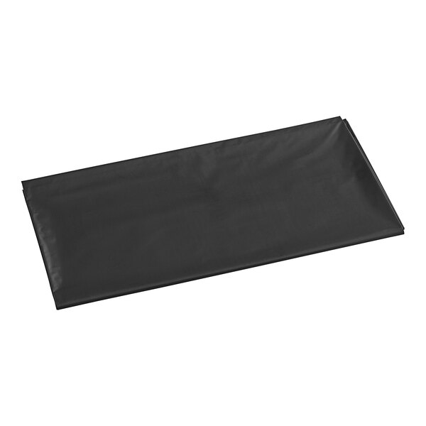Table Mate 54" x 108" Black Plastic Table Cover 24/Case