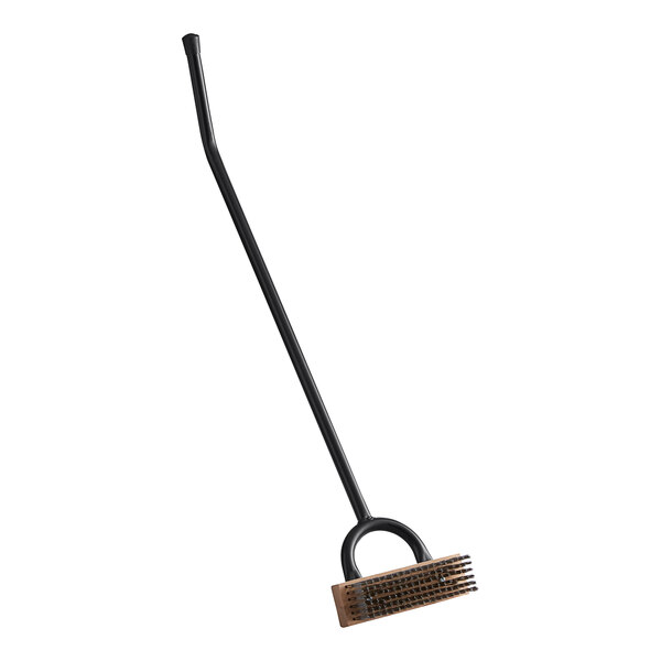 Choice 24" Medium Stainless Steel Bristle Grill / Charbroiler Brush