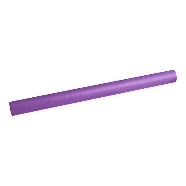 Table Mate 40" x 300' Purple Plastic Table Cover Roll