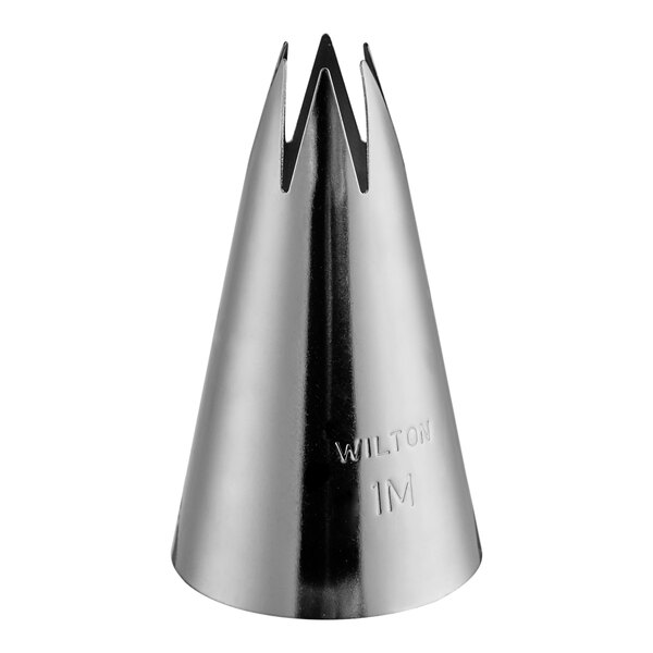 Wilton 1M Stainless Steel Open Star Piping Tip 191007461