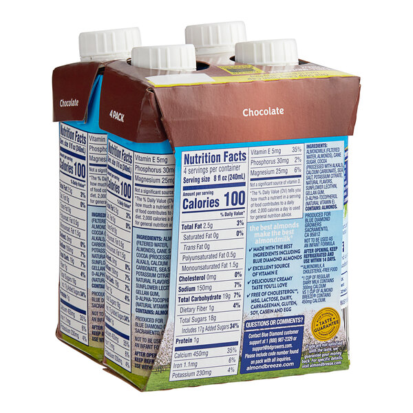 Almond Breeze Chocolate Almond Milk 8 fl. oz. 24/Case