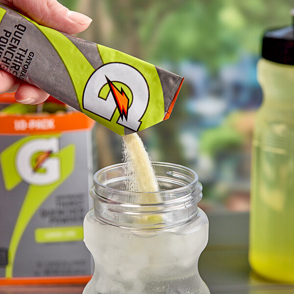 Gatorade Thirst Quencher Lemon Lime Sports Drink Powder Single Serve