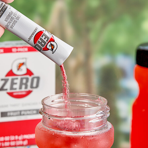 Gatorade Thirst Quencher Zero Sugar Fruit Punch Sports Drink Powder