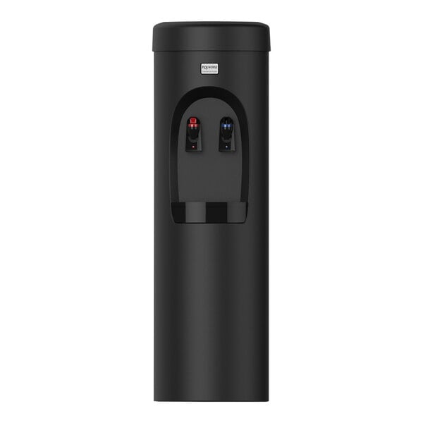A black Aquverse A3500-K water dispenser with red buttons.