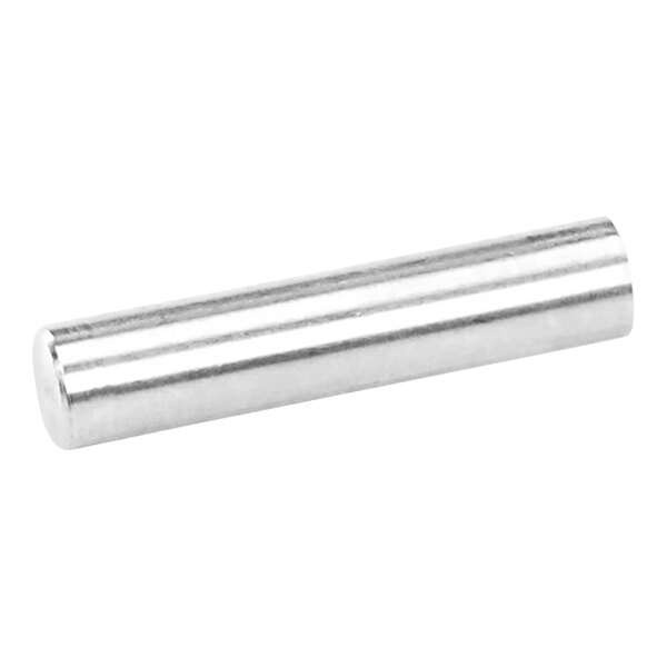 A silver cylindrical metal shaft tube.