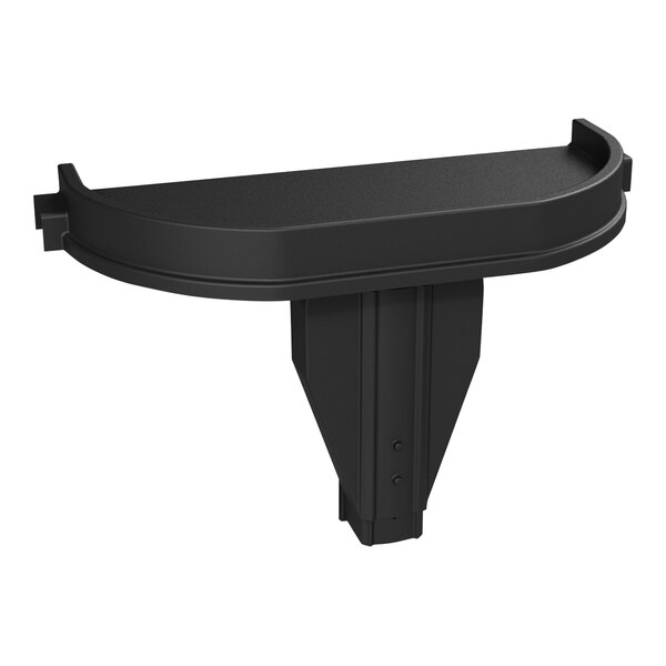 A black rectangular Borray cold case extender shelf with a black handle.