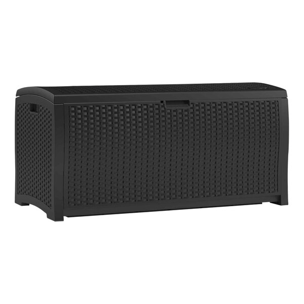 Suncast 99 Gallon Java Resin Outdoor Storage Deck Box DBW9200
