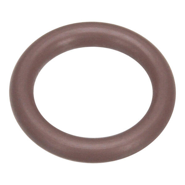 A brown circle shaped O-ring.