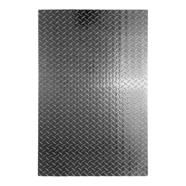 An Ashland metal diamond plate cover with a square pattern.