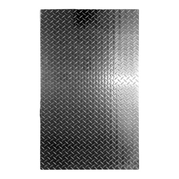 An Ashland metal diamond plate cover with a square pattern.