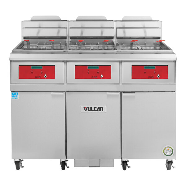 Vulcan 4VHG50DFLP QuickFry Series 200 lb. Liquid Propane 4 Unit Floor