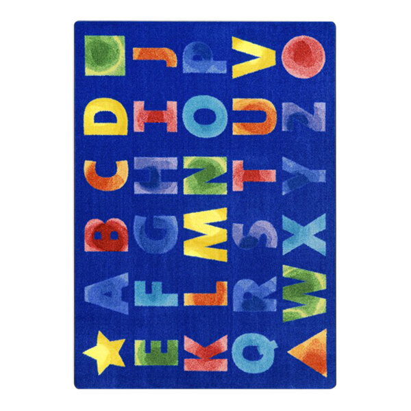 Joy Carpets Kid Essentials Watercolor Alphabet 10' 9
