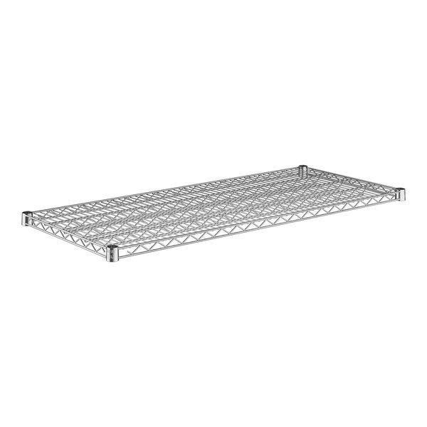 A Regency stainless steel wire shelf on a white background.