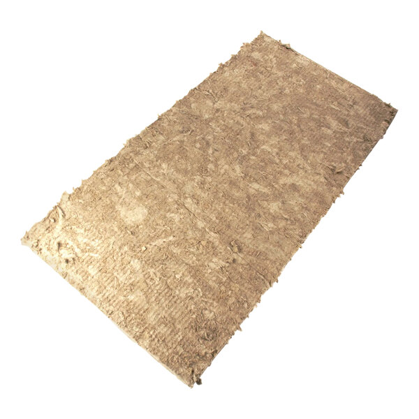 A piece of brown material on a white background.