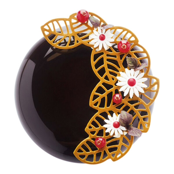 Pavoni Pavodecor 3 Compartment Leaves Silicone Baking Mold PR001S 5 1