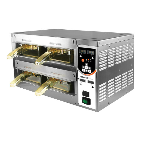 Nemco Hot Hold 6070-TT Dry / Moist Food Warmer for (4) 2 1/2" Deep Pans - 120V, 900W