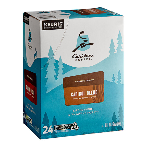 Caribou Coffee Caribou Blend Single Serve Keurig® KCup® Pods 24/Box