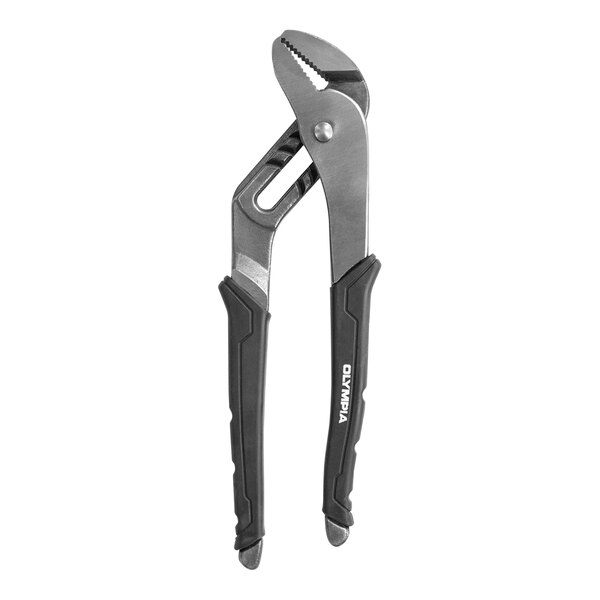 Olympia Tools 10" Groove Pliers with black handles.