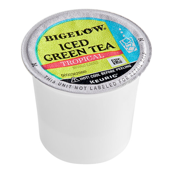 Bigelow Iced Tropical Green Tea Single Serve Keurig® KCup® Pods 22/Box