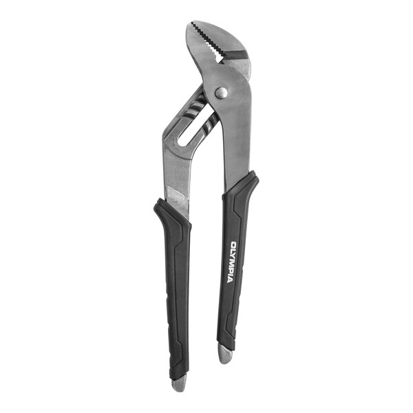 Olympia Tools 12" Groove Pliers with black handles.