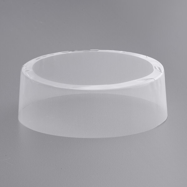 1" Preformed Clear Non-Perforated Shrink Band for 89 mm Cap - 5000/Case