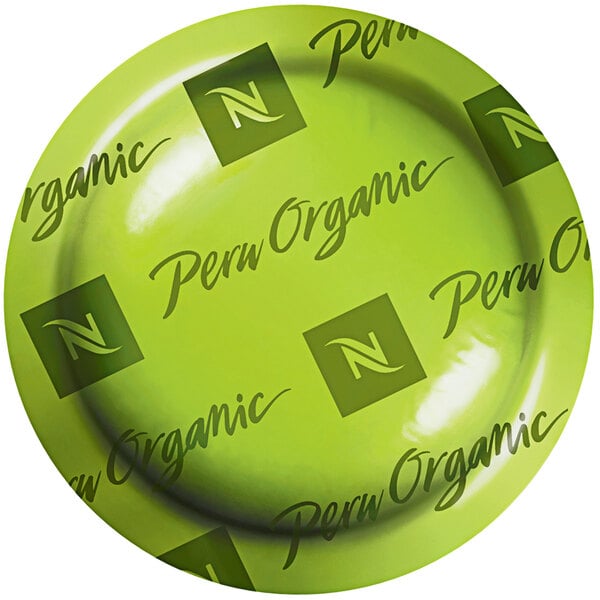 Nespresso Professional Peru Organic Single Origin Single Serve Coffee  Capsules - 50/Box