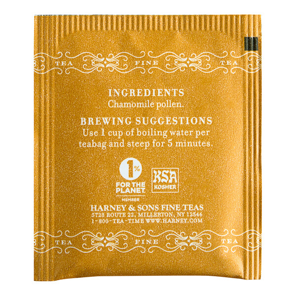 Harney & Sons Chamomile Herbal Tea Bags 50/Box