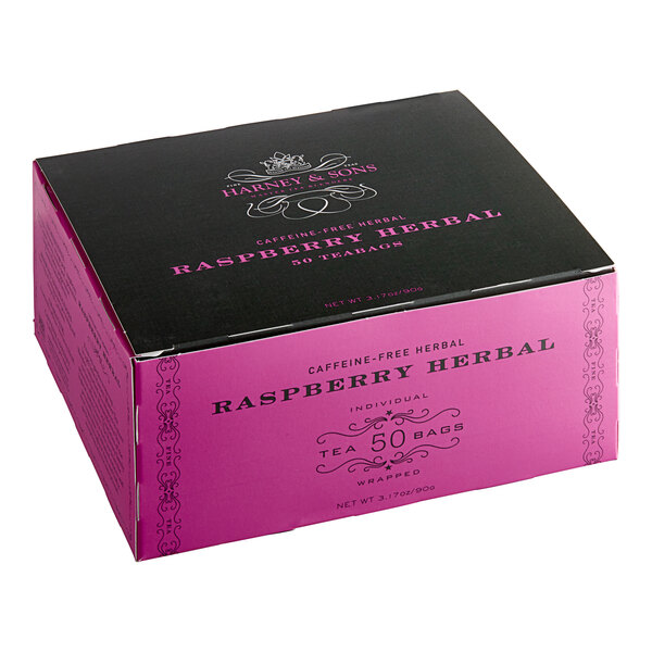 Harney & Sons Raspberry Herbal Tea Bags 50/Box