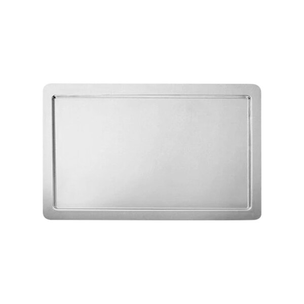 A Hepp by Bauscher stainless steel rectangular silver plated tray.