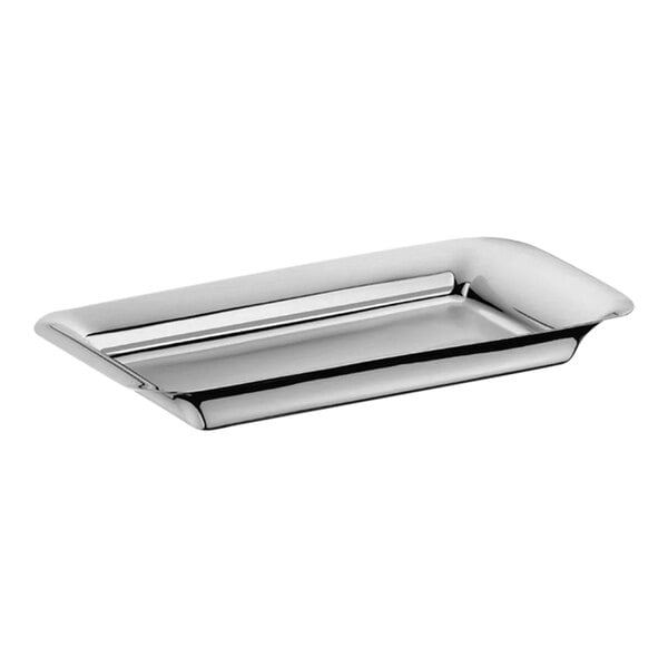 A silver rectangular WMF by BauscherHepp stainless steel serving tray.