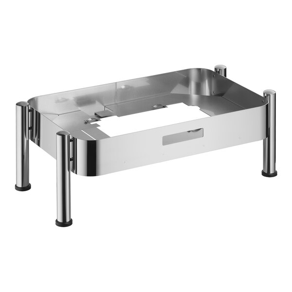 Hepp by BauscherHepp Excellent Full Size Stainless Steel Induction Chafing Dish Buffet Frame 57.0014.6040