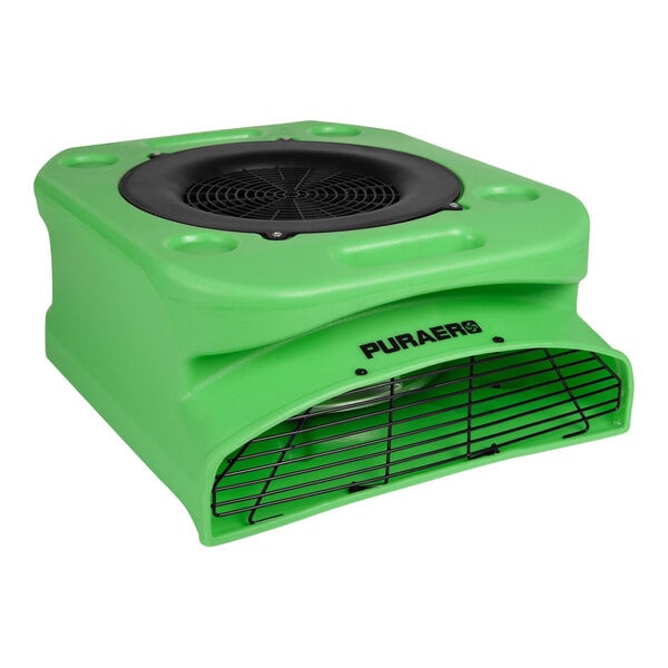 PURAERO PA-250-LP-GN Green 2-Speed Low Profile Air Mover - 1,100 CFM, 115V