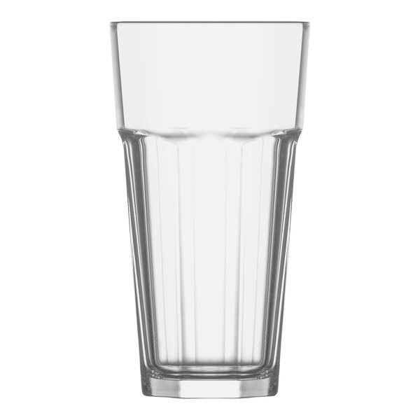 A clear RAK Youngstown Market beverage glass.