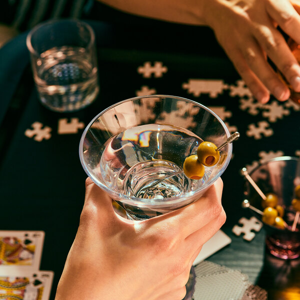 TOSSWARE Reserve Martini-Gläser Ohne Stiel – 237 Ml, Aus Tritan-Kunststoff, Spülmaschinenfest, Unzerbrechlich