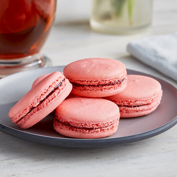 Coco Bakery 2" Raspberry Macaron 96/Case